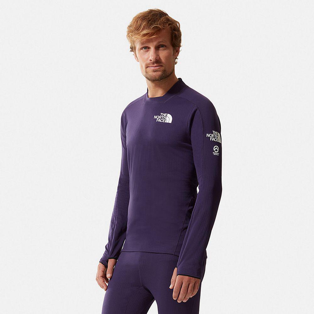 The North Face Amk L1 Dot Fleece Ανδρικα Πουλόβερ - Μαυρα Μωβ (EORH47519)